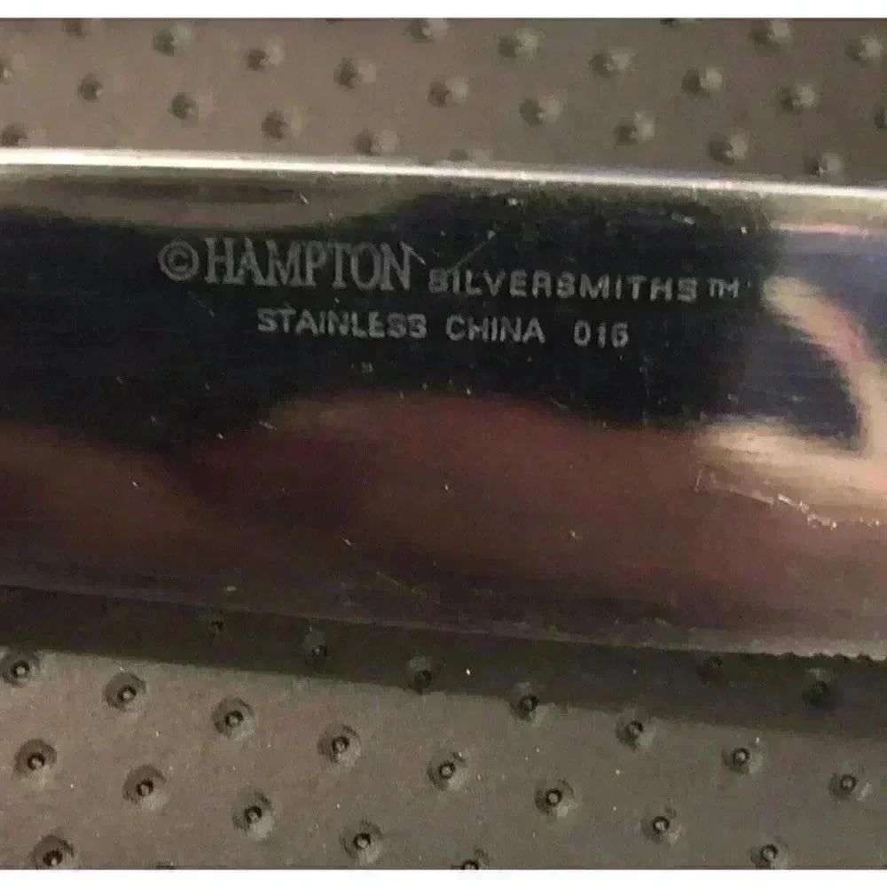 Hampton Silversmiths OPTIMUM Stainless Glossy Frosted Silverware Flatware Knife